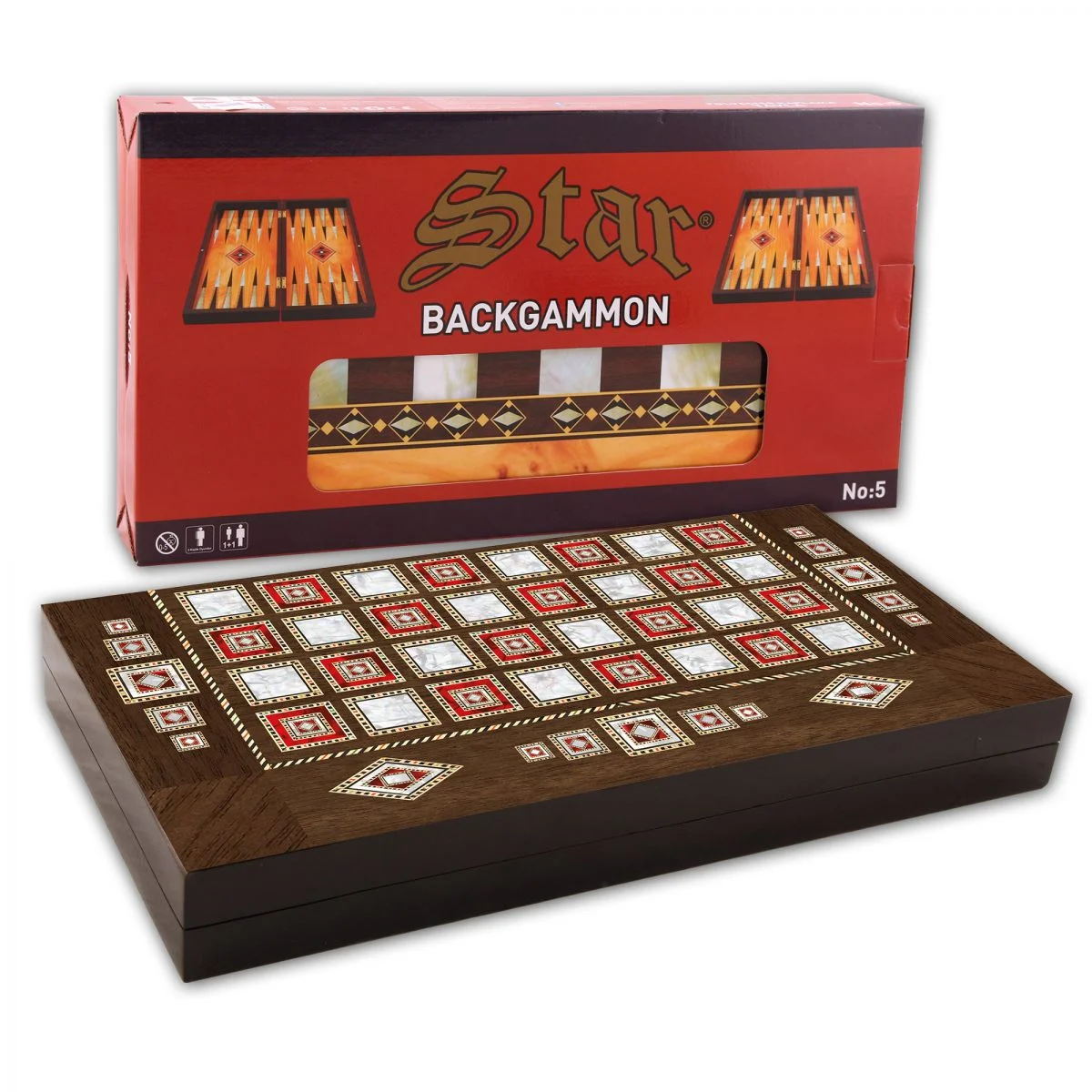 Backgammon – Chess pearl STAR 1020210