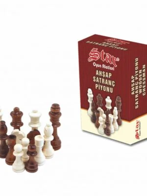 Chess pawns 90mm wooden 1050286