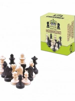 Chess pawns 75mm plastic 1050637