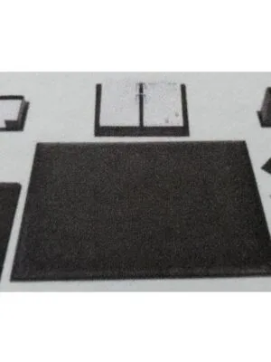 Leatherette Office Set GULPAS 6 pcs black